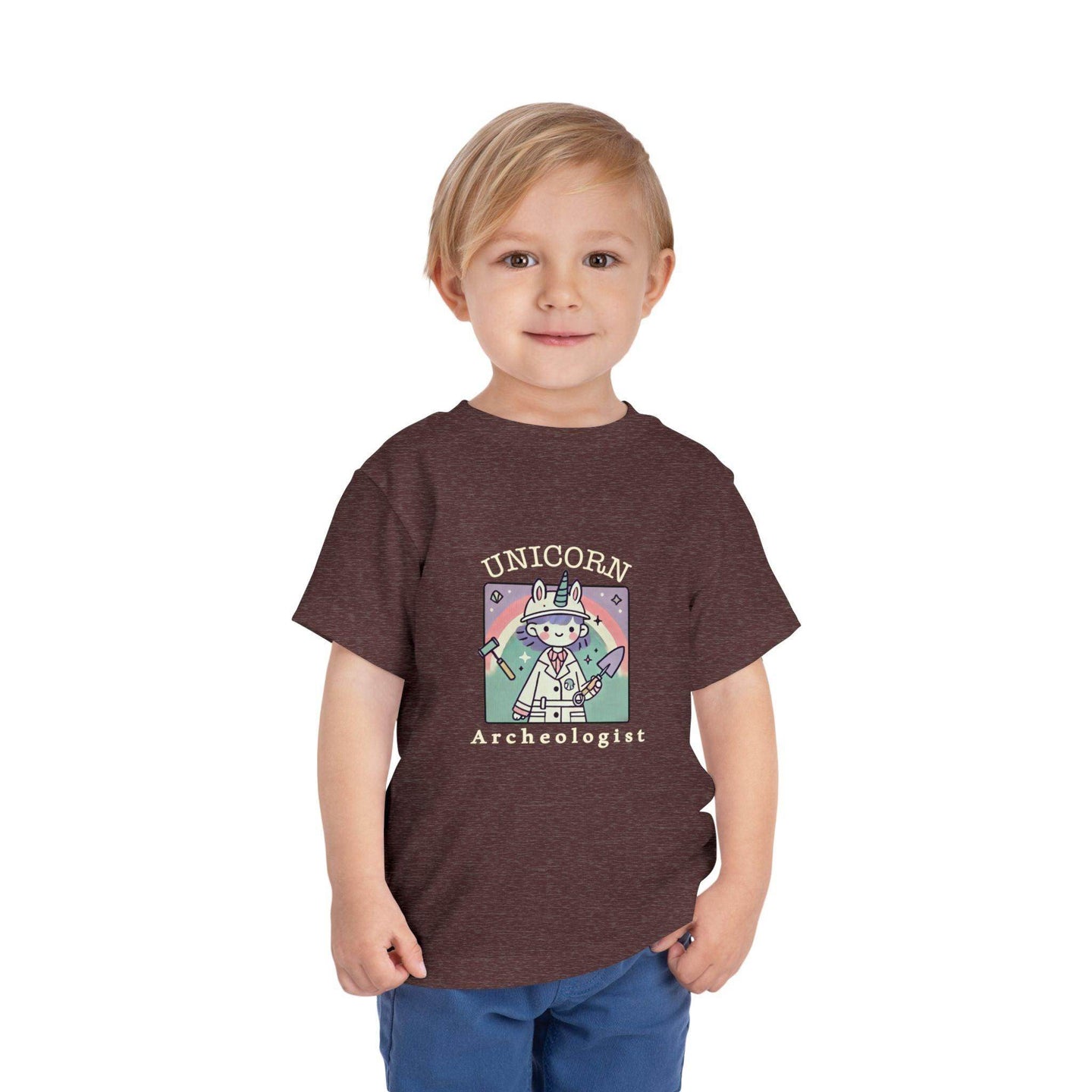 Unicorn Archeologist - Toddler Short Sleeve - Brightsee