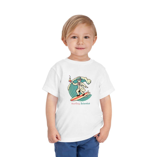 Surfing Scientist - Toddler Short Sleeve - Brightsee