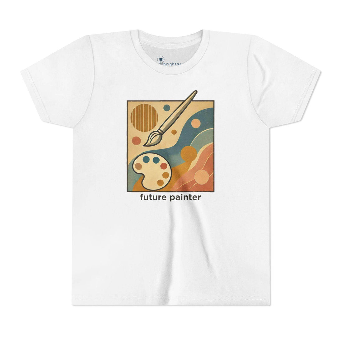 Future Artist Brushstrokes - Youth Short Sleeve Tee - Brightsee