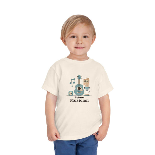 Future Musician Guitar Note - Toddler Short Sleeve - Brightsee