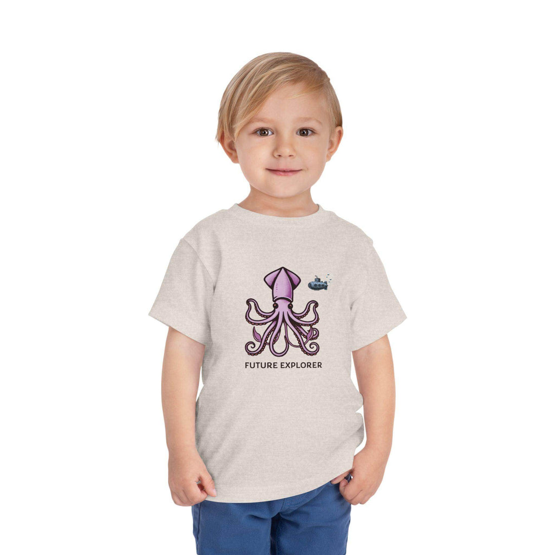 Future Explorer Squid - Toddler Short Sleeve - Brightsee