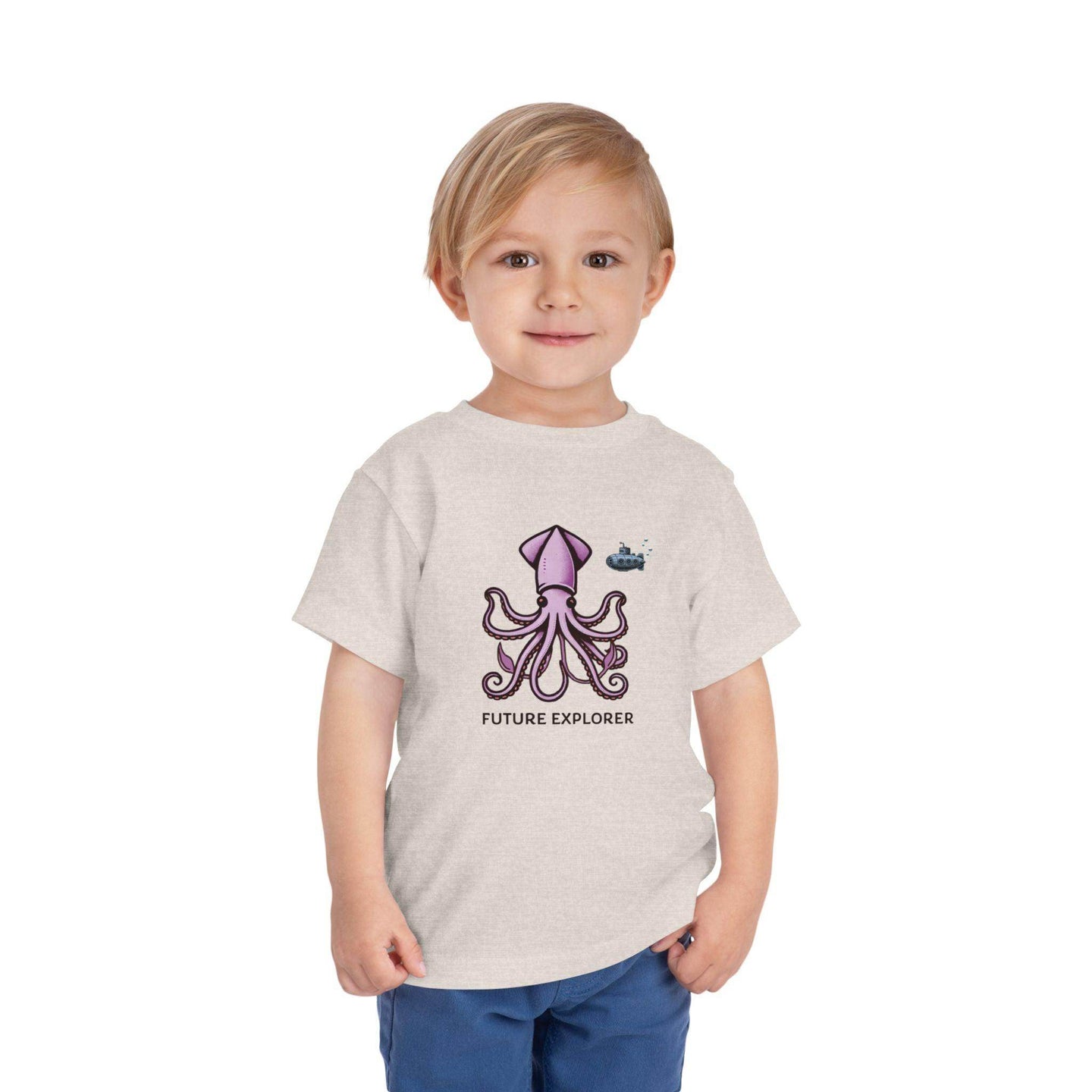Future Explorer Squid - Toddler Short Sleeve - Brightsee