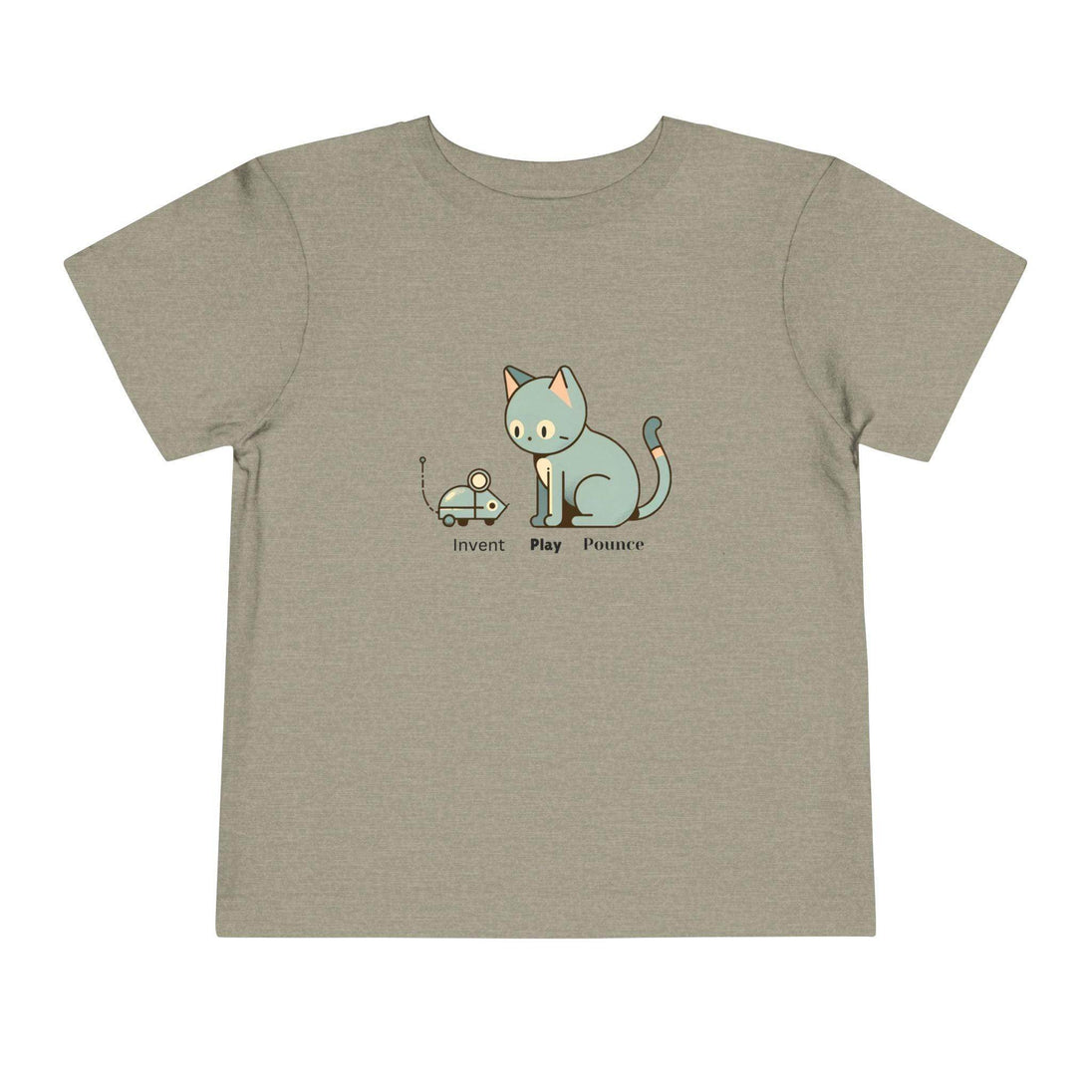 Robot Mouse and Cat - Toddler Short Sleeve - Brightsee