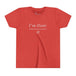 I'm Over It Fraction - Youth Short Sleeve - Brightsee