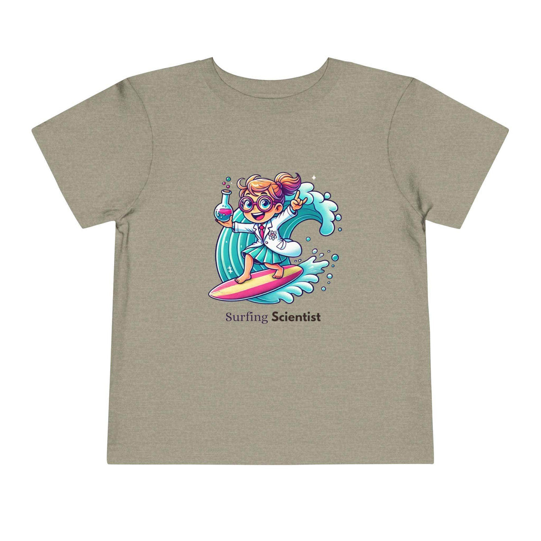 Surfing Scientist Hang Ten - Toddler Short Sleeve - Brightsee