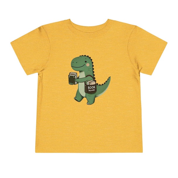 Dino Book Delivery - Toddler Short Sleeve - Brightsee
