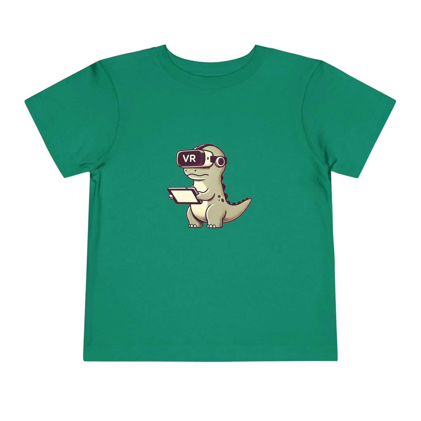 VR Dinosaur - Toddler Short Sleeve Tee - Brightsee