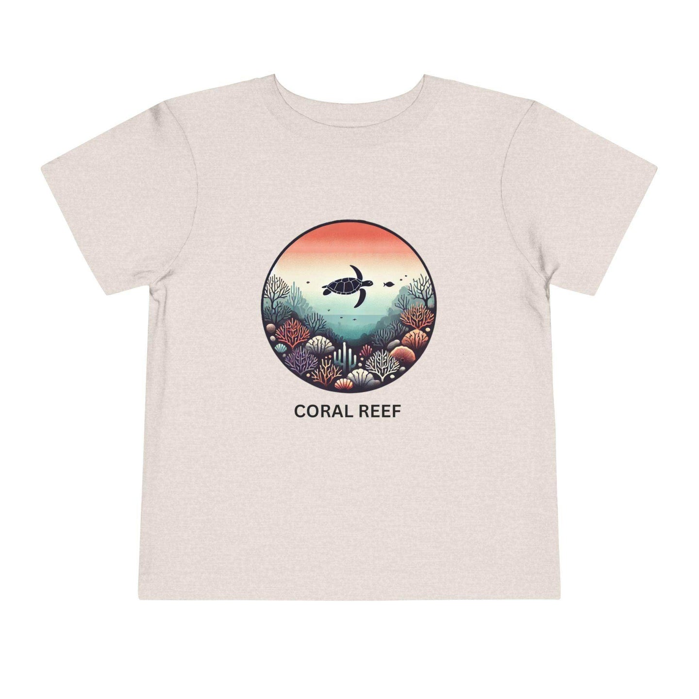 Coral Reef - Toddler Short Sleeve Tee - Brightsee