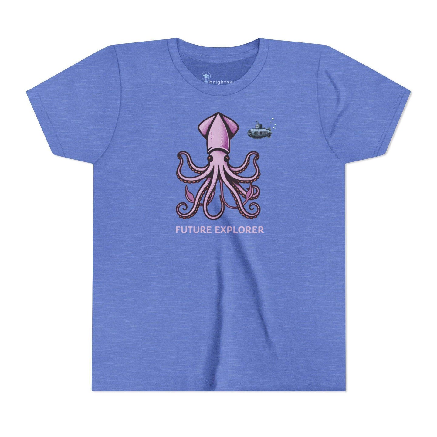 Future Explorer Squid - Youth Short Sleeve - Brightsee