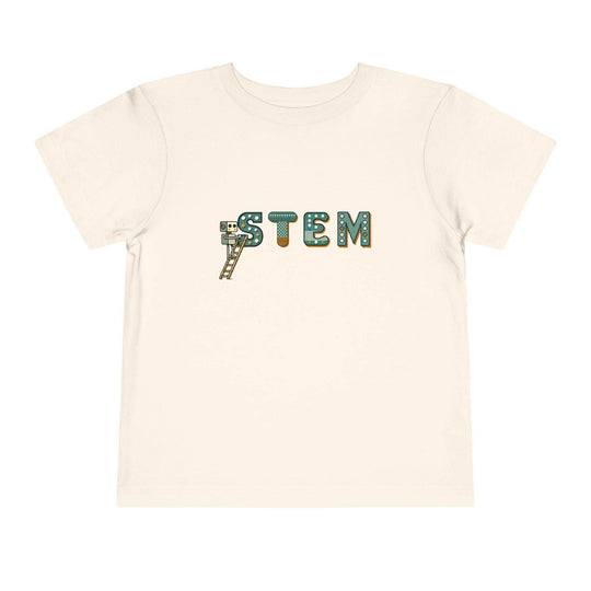 STEM Construction Bot on Ladder - Toddler Short Sleeve - Brightsee