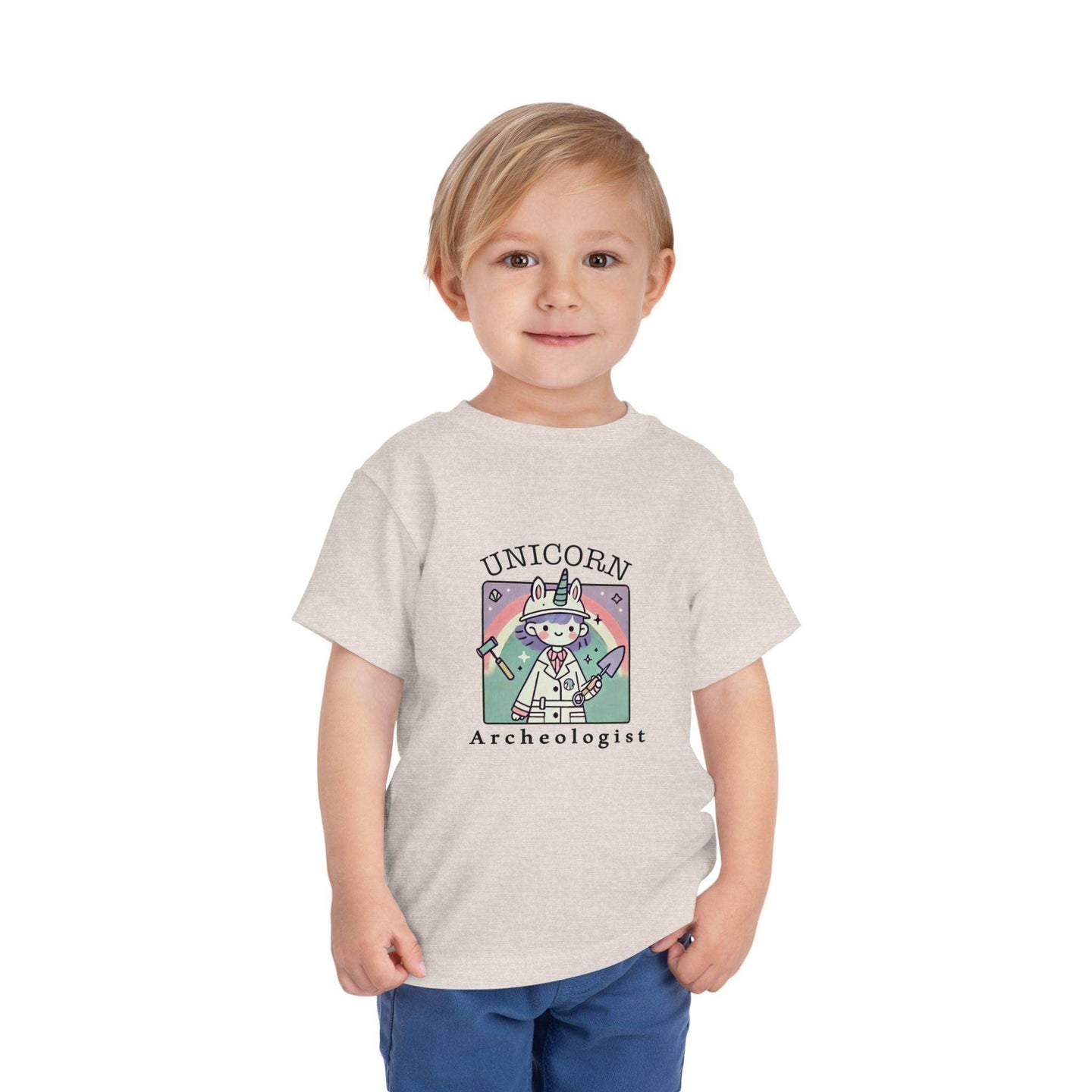 Unicorn Archeologist - Toddler Short Sleeve - Brightsee
