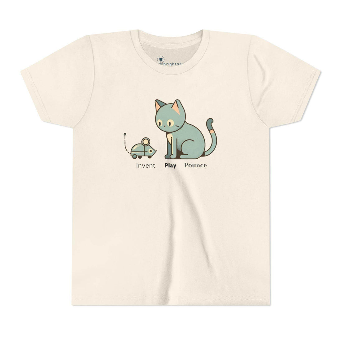 Robot Mouse and Cat - Youth Short Sleeve - Brightsee