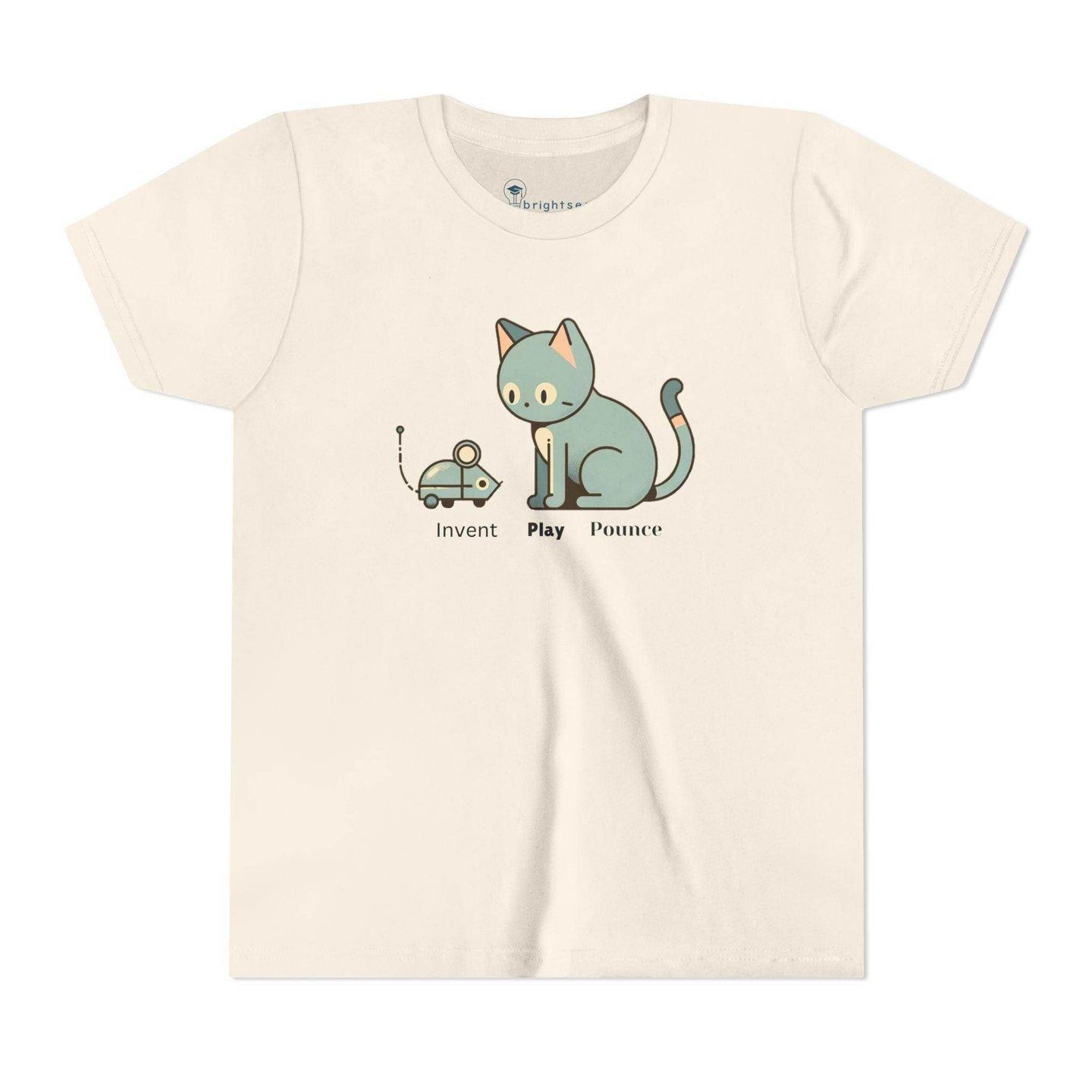 Robot Mouse and Cat - Youth Short Sleeve - Brightsee