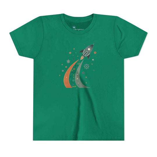 Math Spaceship - Youth Short Sleeve - Brightsee
