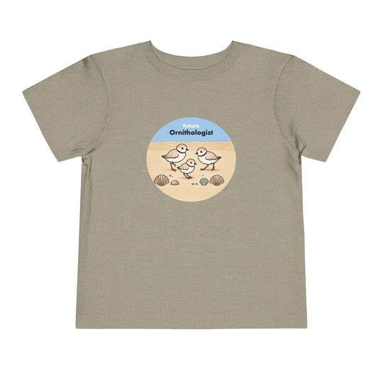 Future Ornithologist Plover - Toddler Short Sleeve - Brightsee