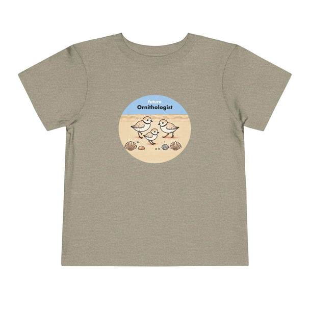 Future Ornithologist Plover - Toddler Short Sleeve - Brightsee