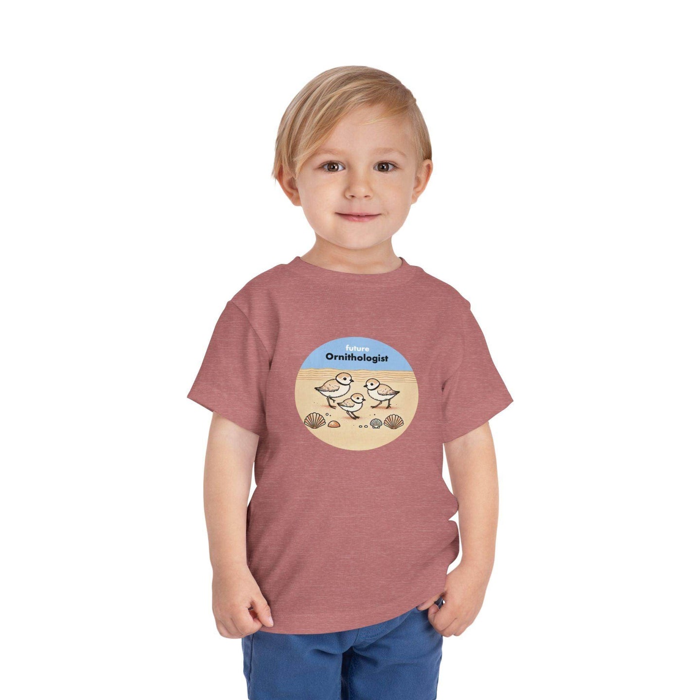 Future Ornithologist Plover - Toddler Short Sleeve - Brightsee