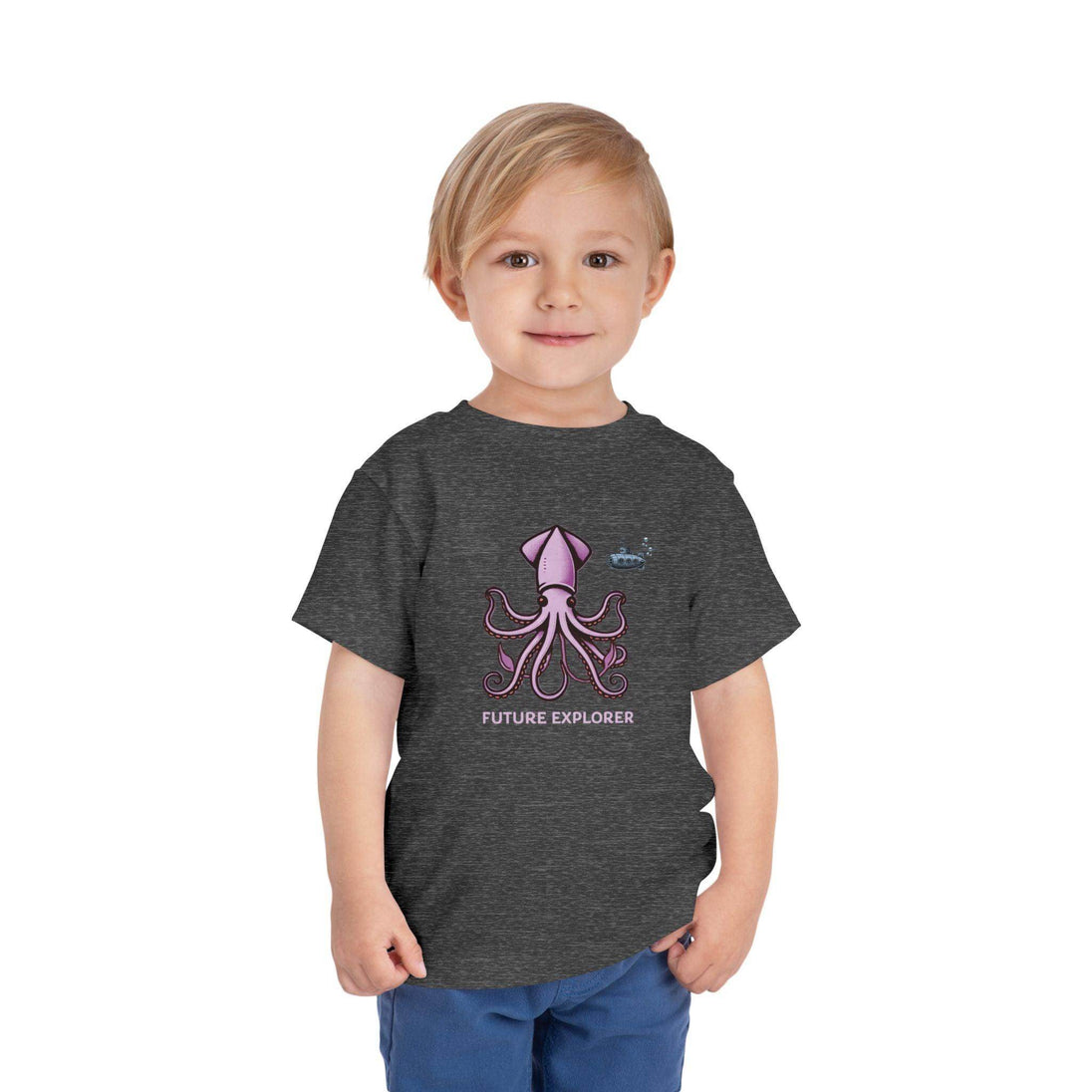 Future Explorer Squid - Toddler Short Sleeve - Brightsee