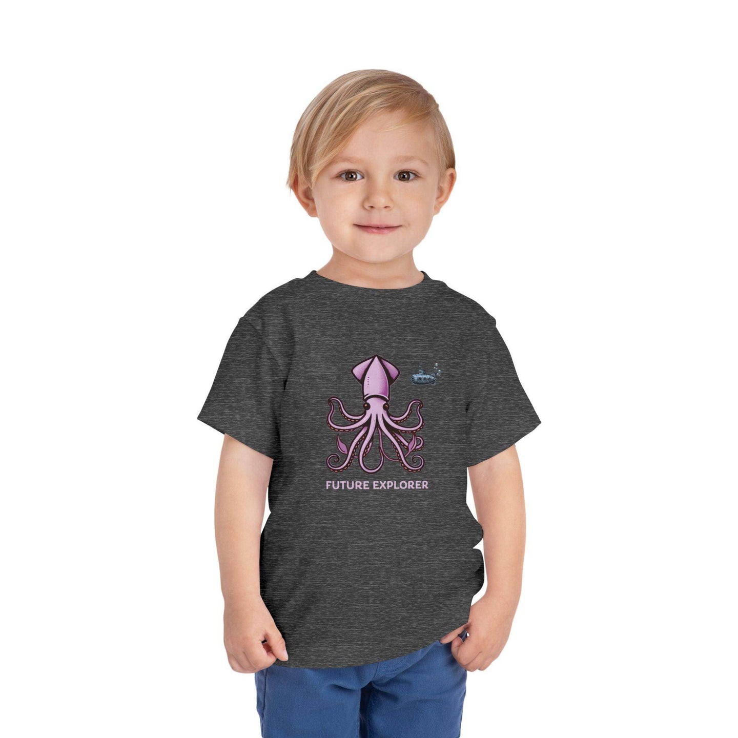 Future Explorer Squid - Toddler Short Sleeve - Brightsee