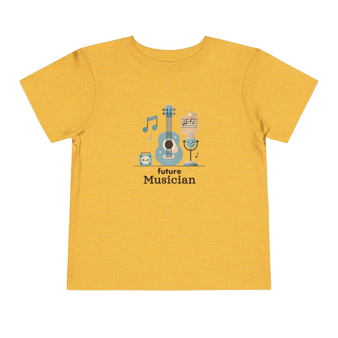 Future Musician Guitar Note - Toddler Short Sleeve - Brightsee