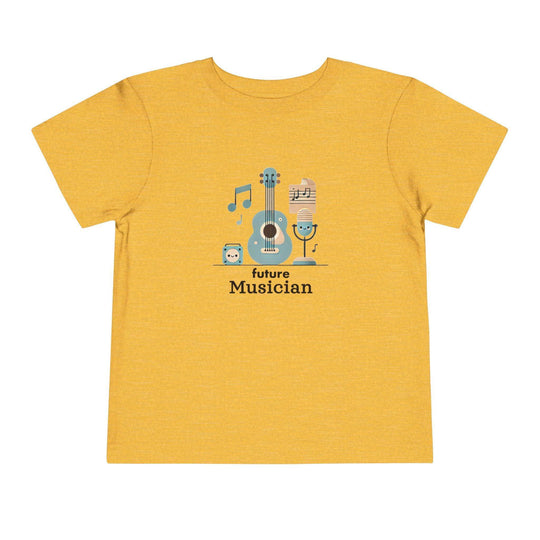 Future Musician Guitar Note - Toddler Short Sleeve - Brightsee