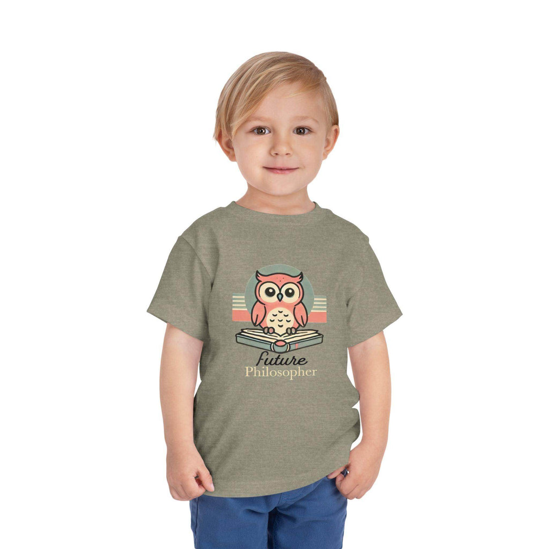 Future Philosopher Owl - Toddler Short Sleeve - Brightsee