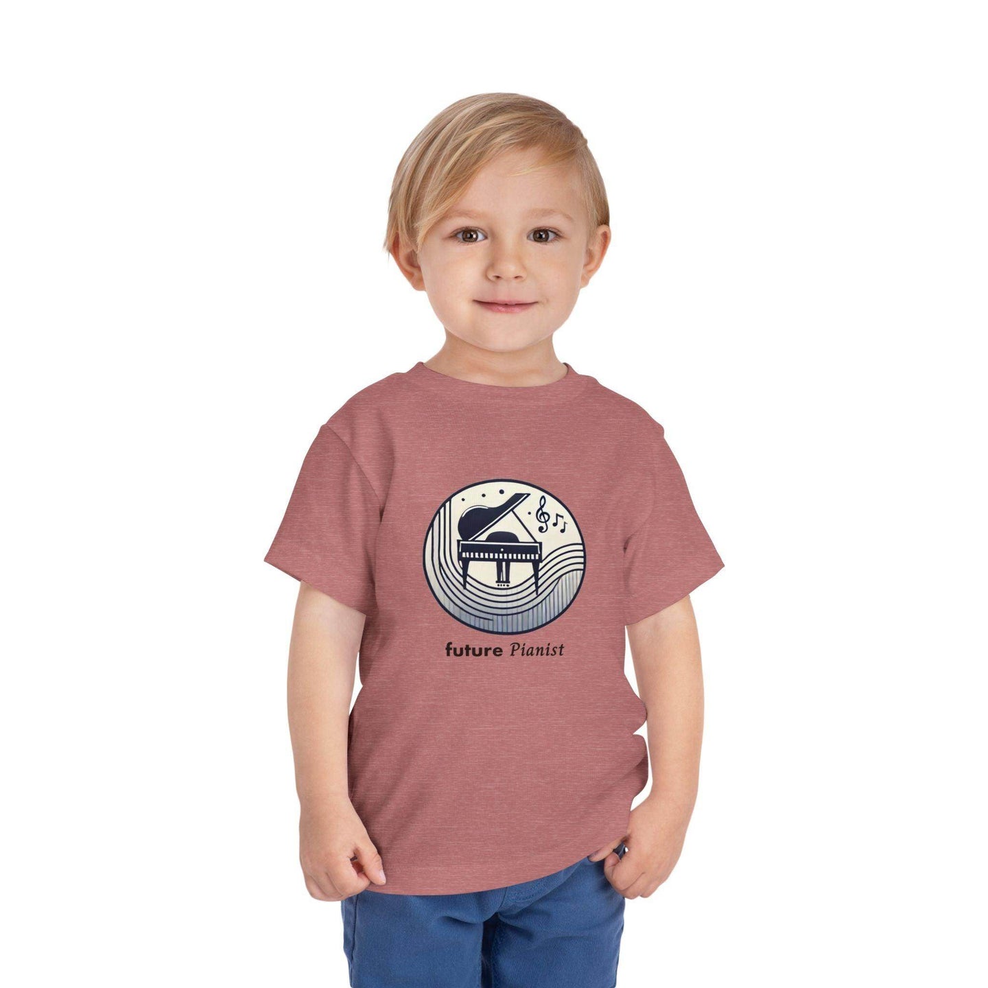 Future Pianist - Toddler Short Sleeve - Brightsee
