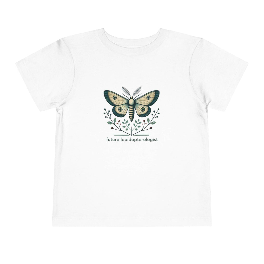 Future Lepidopterologist Moth - Toddler Short Sleeve - Brightsee