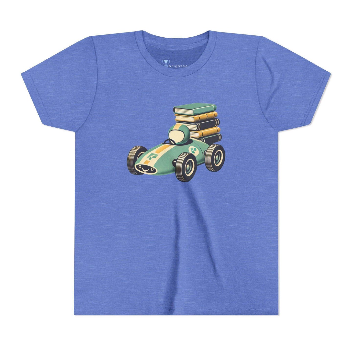 Book Delivery Race Car - Youth Short Sleeve - Brightsee