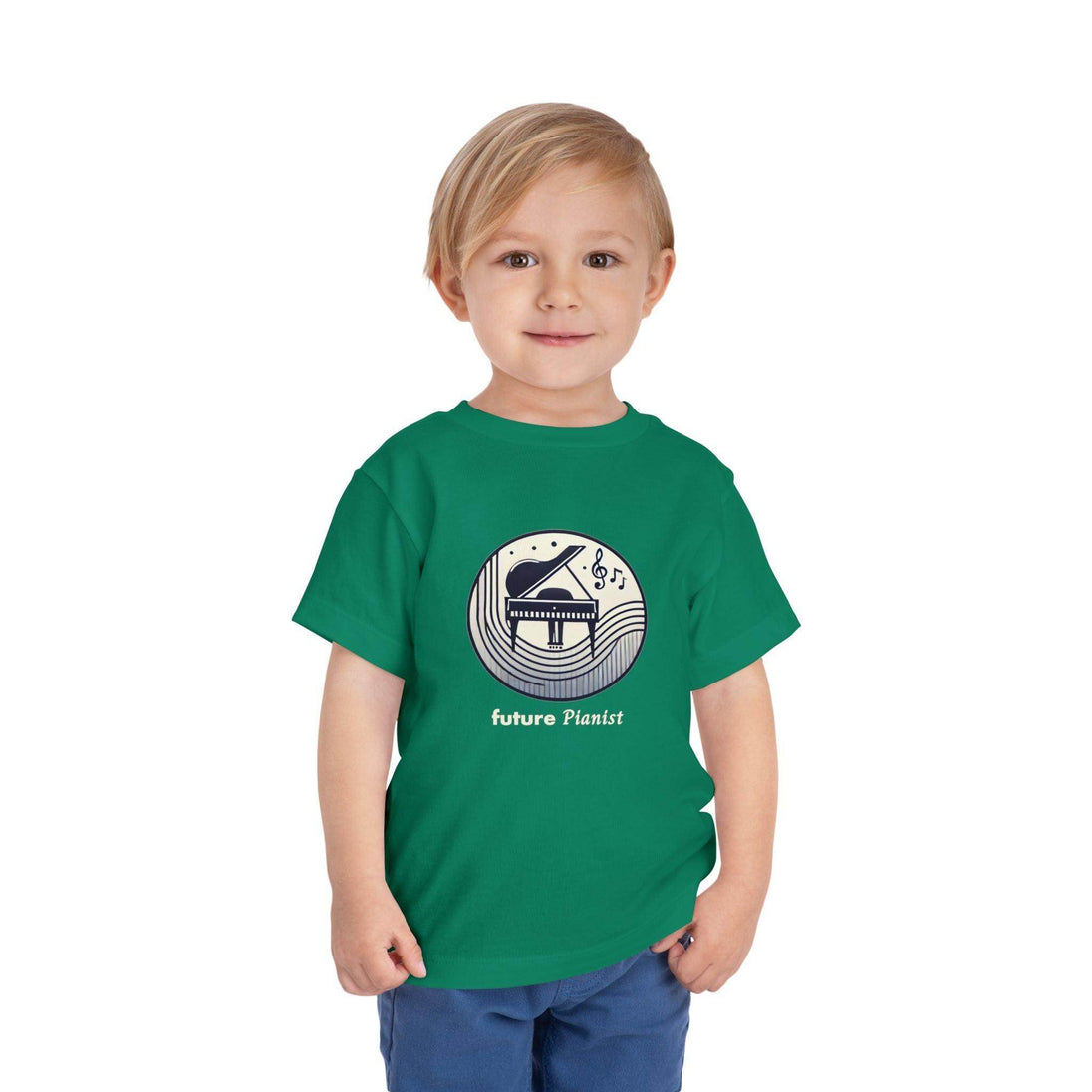 Future Pianist - Toddler Short Sleeve - Brightsee