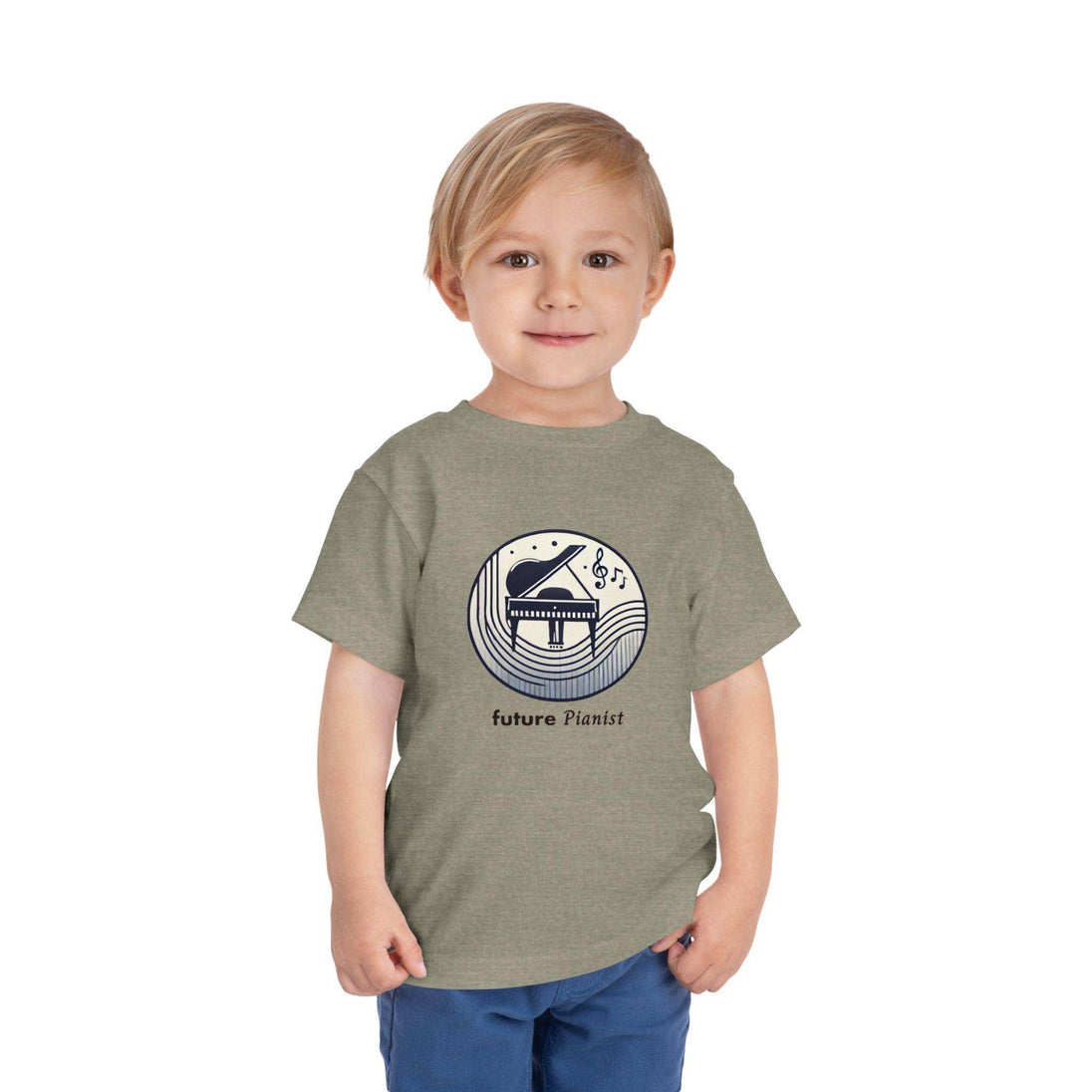 Future Pianist - Toddler Short Sleeve - Brightsee