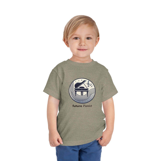 Future Pianist - Toddler Short Sleeve - Brightsee