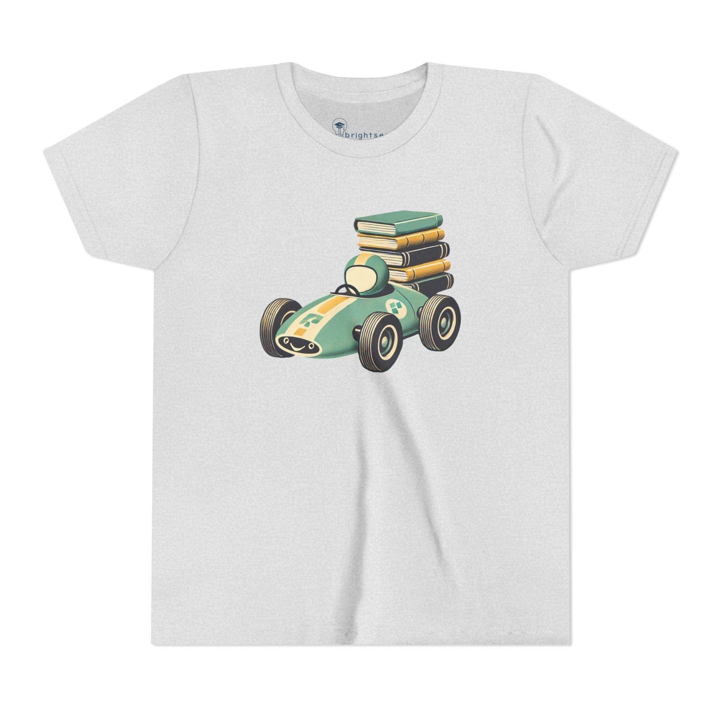 Book Delivery Race Car - Youth Short Sleeve - Brightsee
