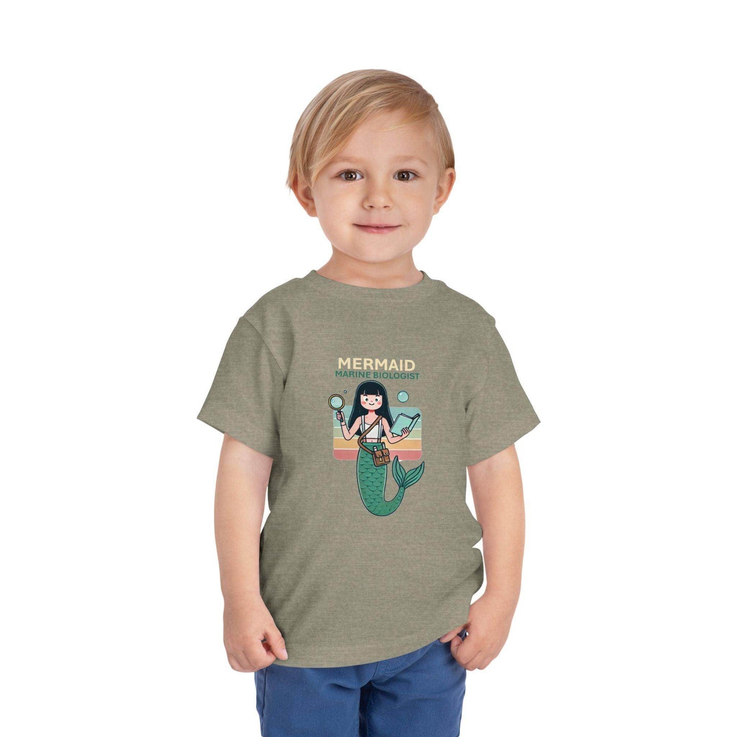 Mermaid Marine Biologist - Toddler Short Sleeve - Brightsee