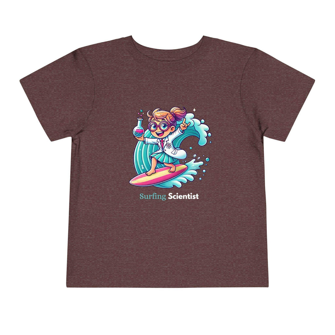 Surfing Scientist Hang Ten - Toddler Short Sleeve - Brightsee