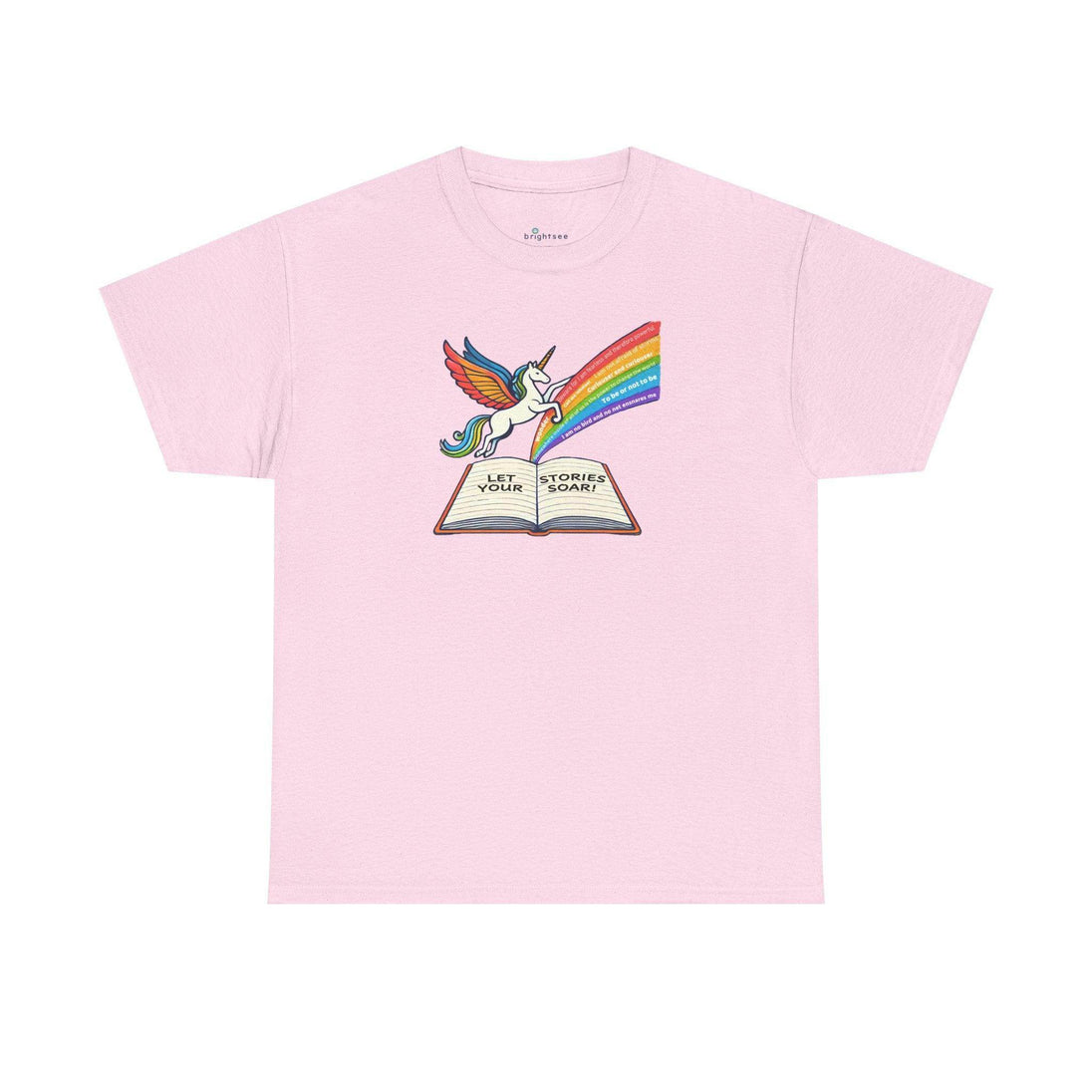 Alicorn Reading - Adult Unisex Heavy Cotton - Brightsee