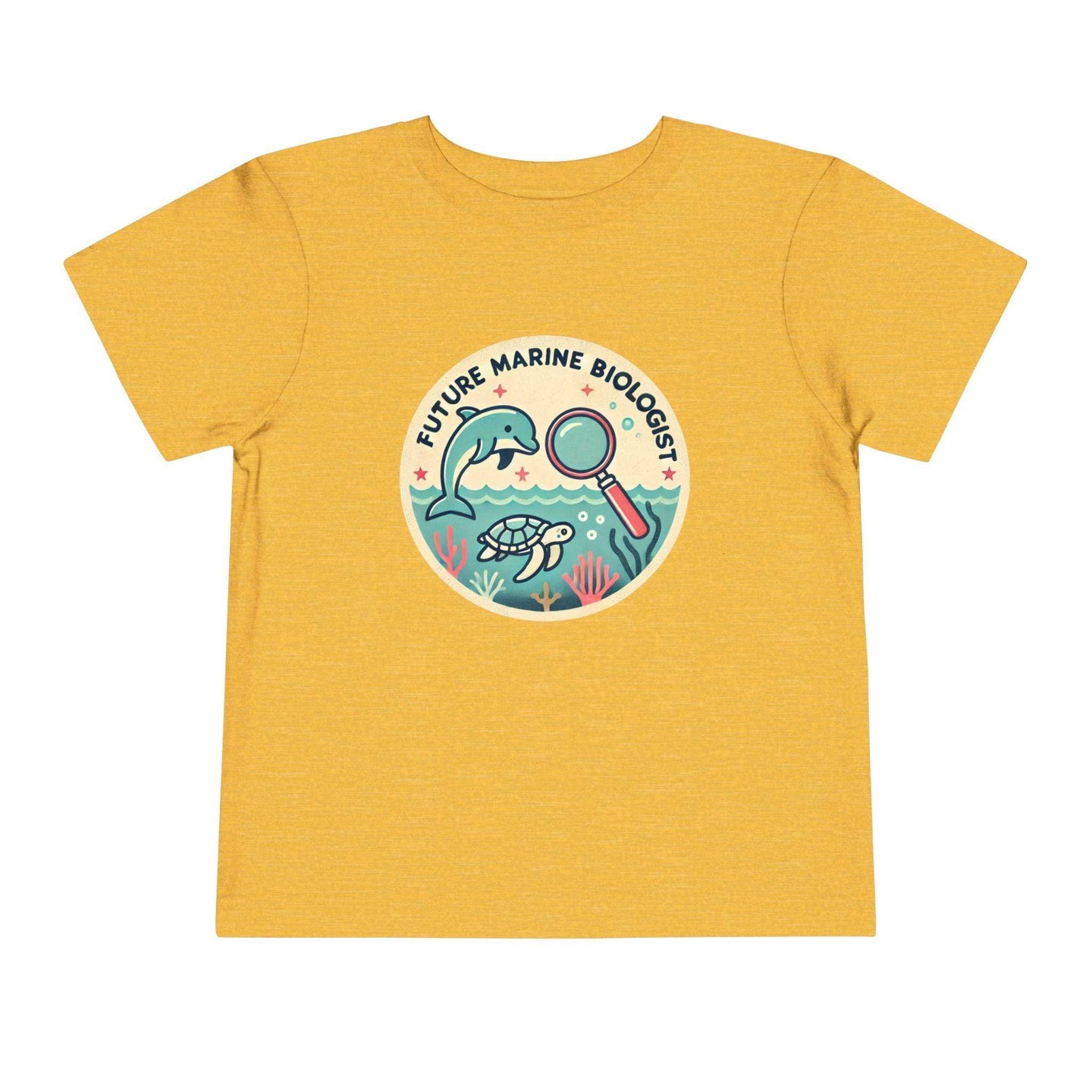Future Marine Biologist Circle - Toddler Short Sleeve - Brightsee