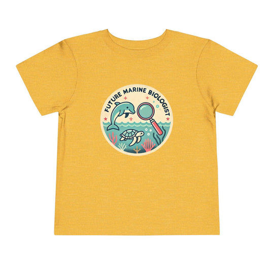 Future Marine Biologist Circle - Toddler Short Sleeve - Brightsee