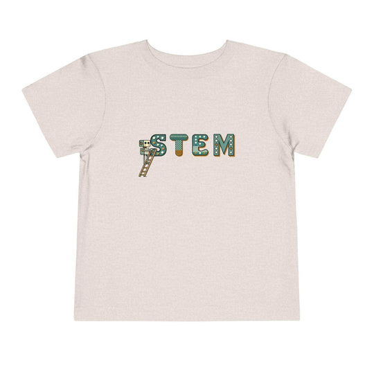 STEM Construction Bot on Ladder - Toddler Short Sleeve - Brightsee