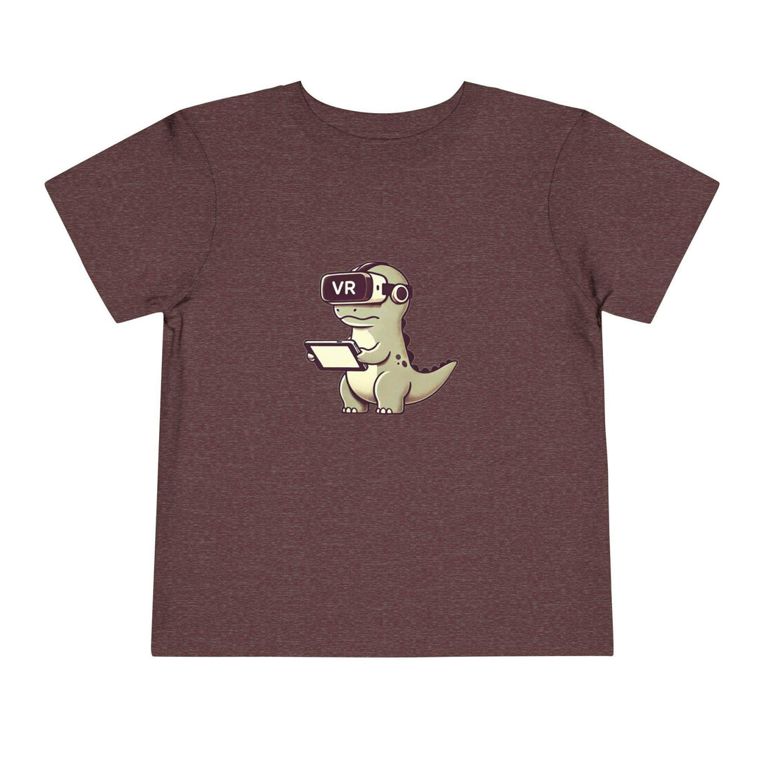 VR Dinosaur - Toddler Short Sleeve Tee - Brightsee