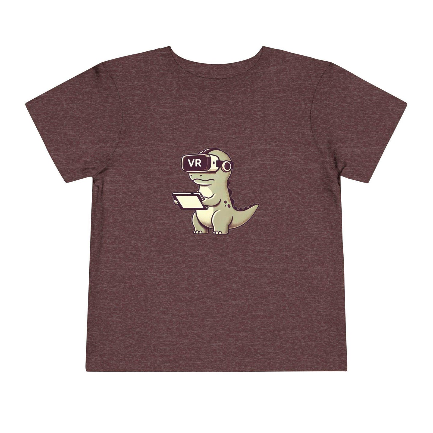 VR Dinosaur - Toddler Short Sleeve Tee - Brightsee