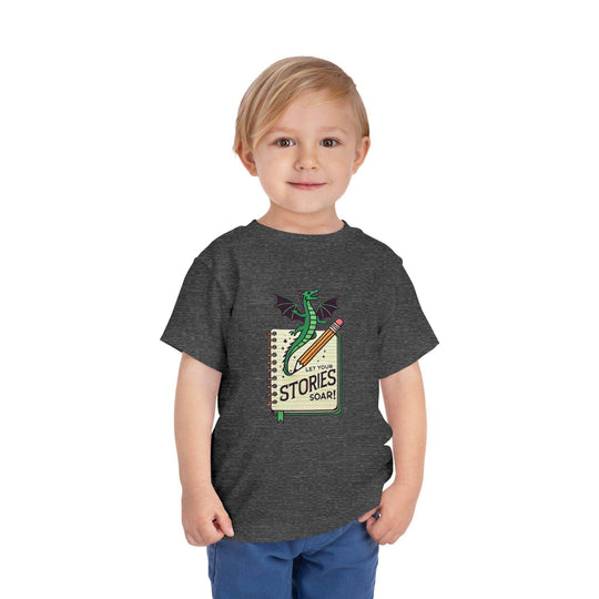 Let Your Stories Soar - Dragon - Toddler Short Sleeve - Brightsee