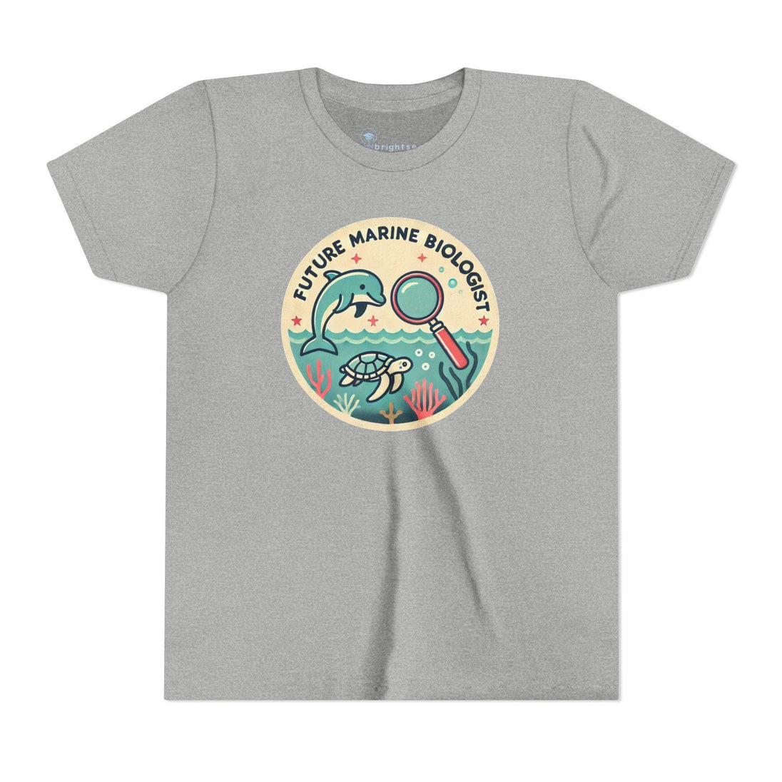 Future Marine Biologist Circle - Youth Short Sleeve - Brightsee