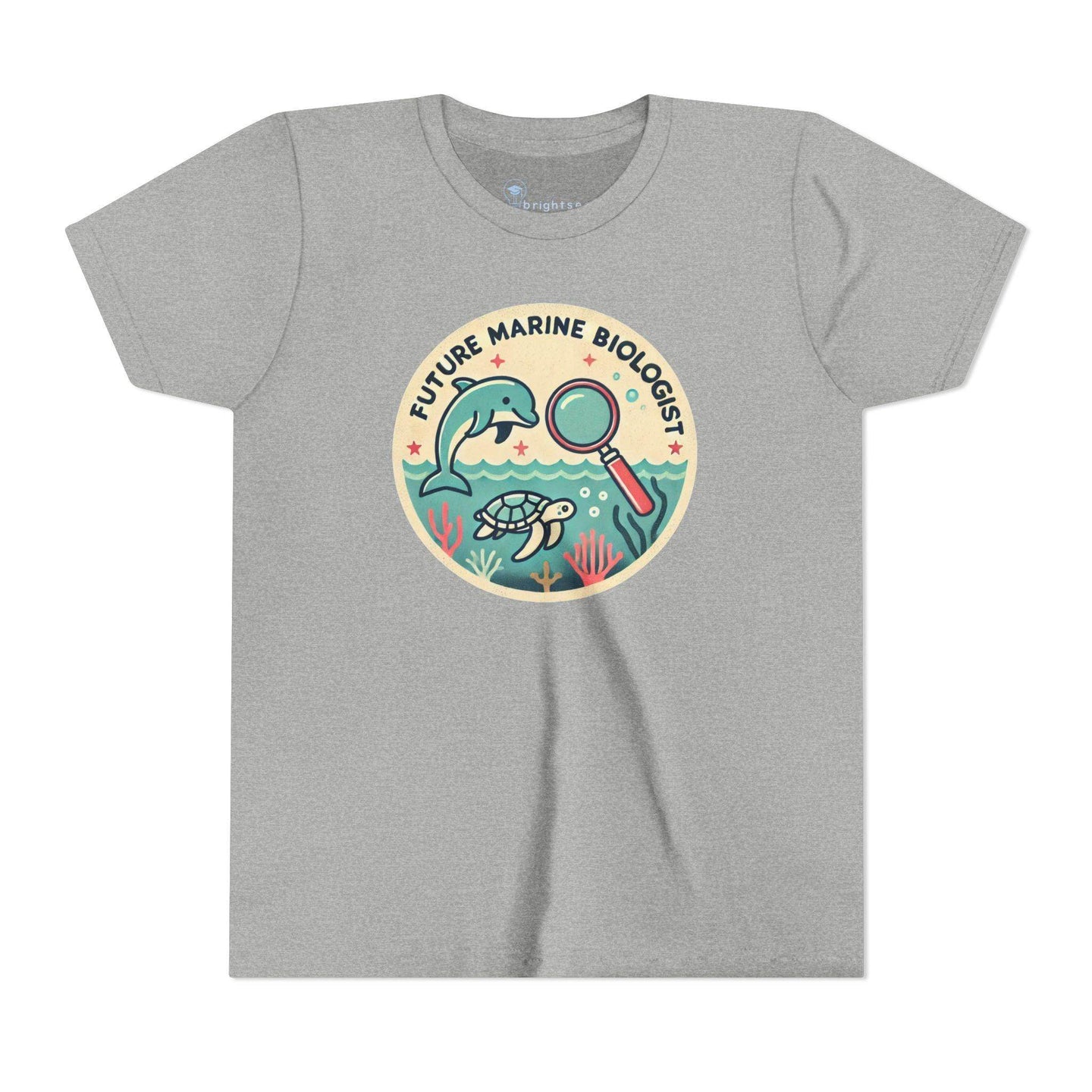 Future Marine Biologist Circle - Youth Short Sleeve - Brightsee