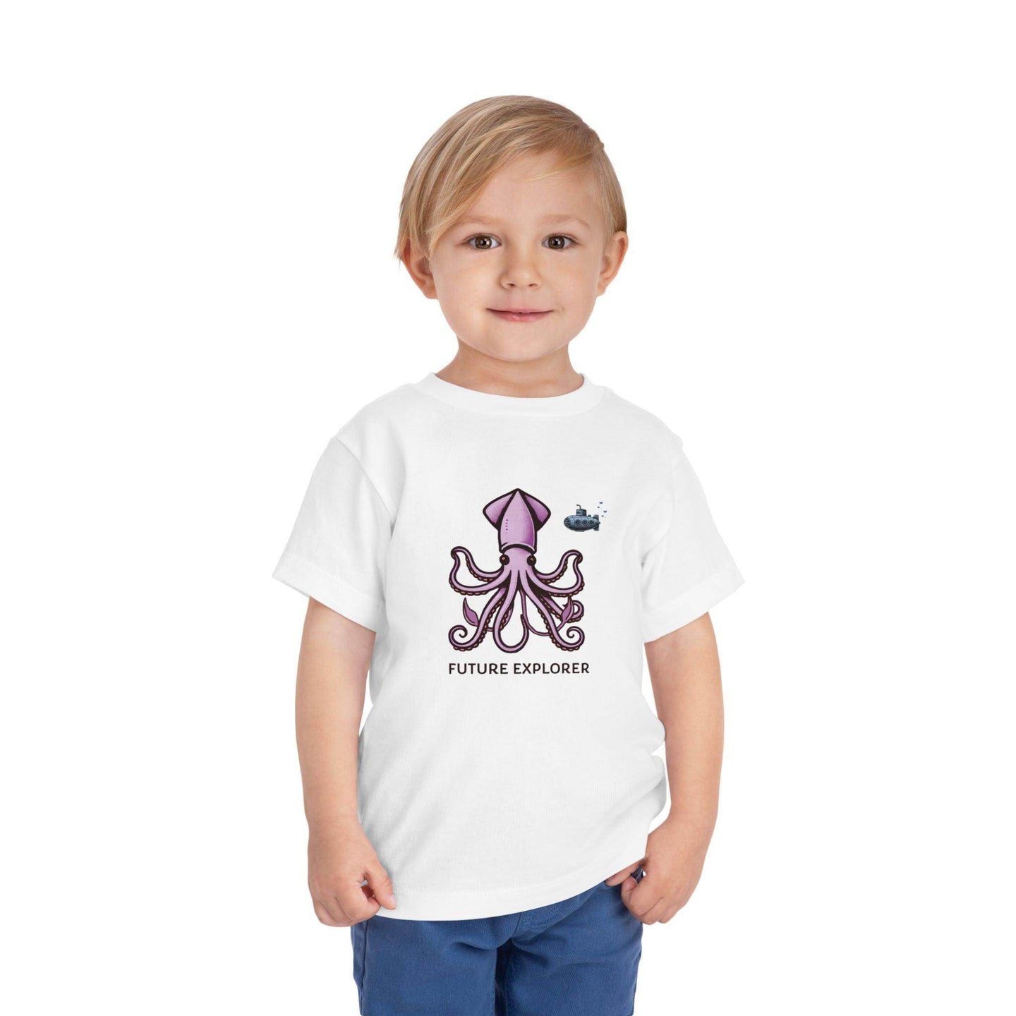 Future Explorer Squid - Toddler Short Sleeve - Brightsee