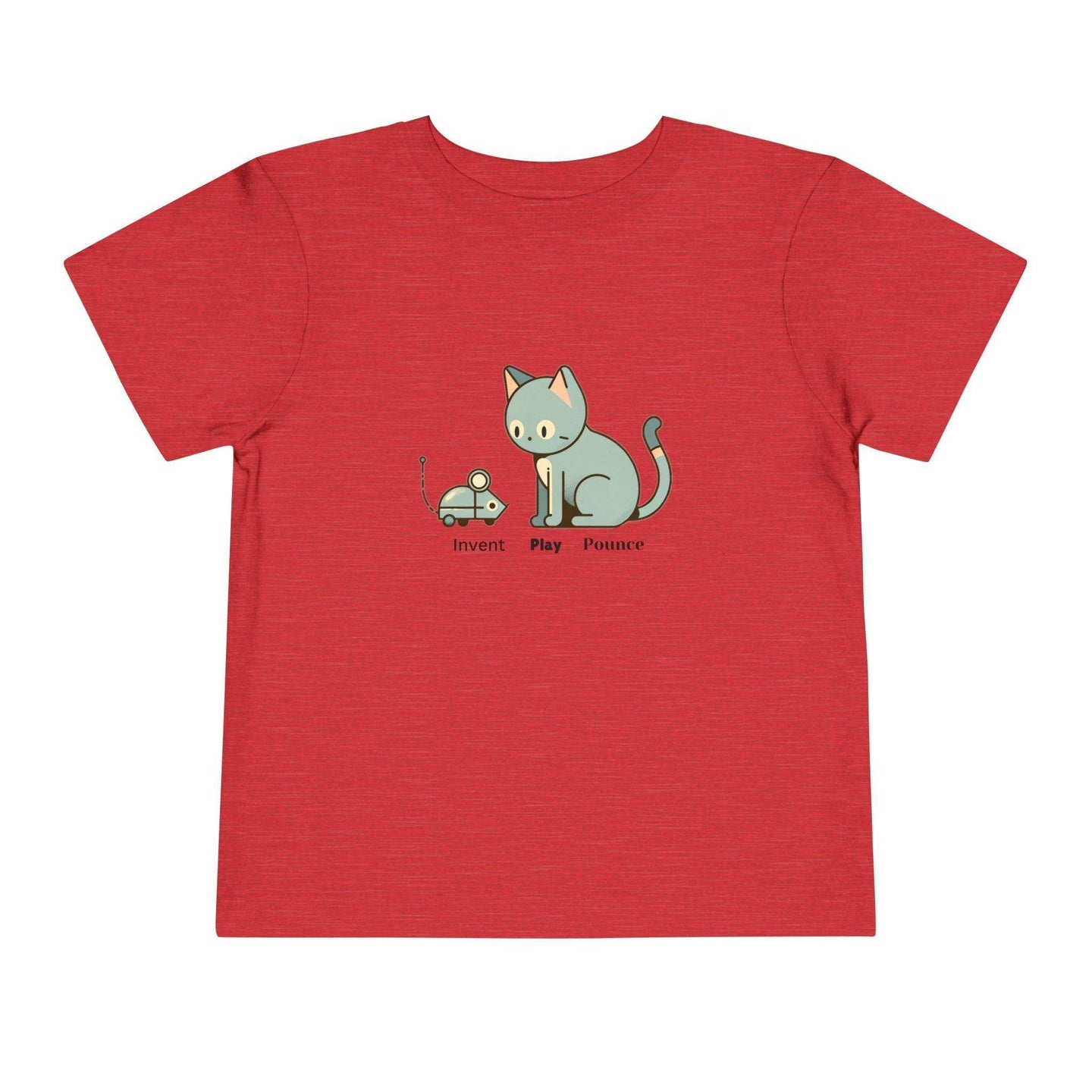 Robot Mouse and Cat - Toddler Short Sleeve - Brightsee