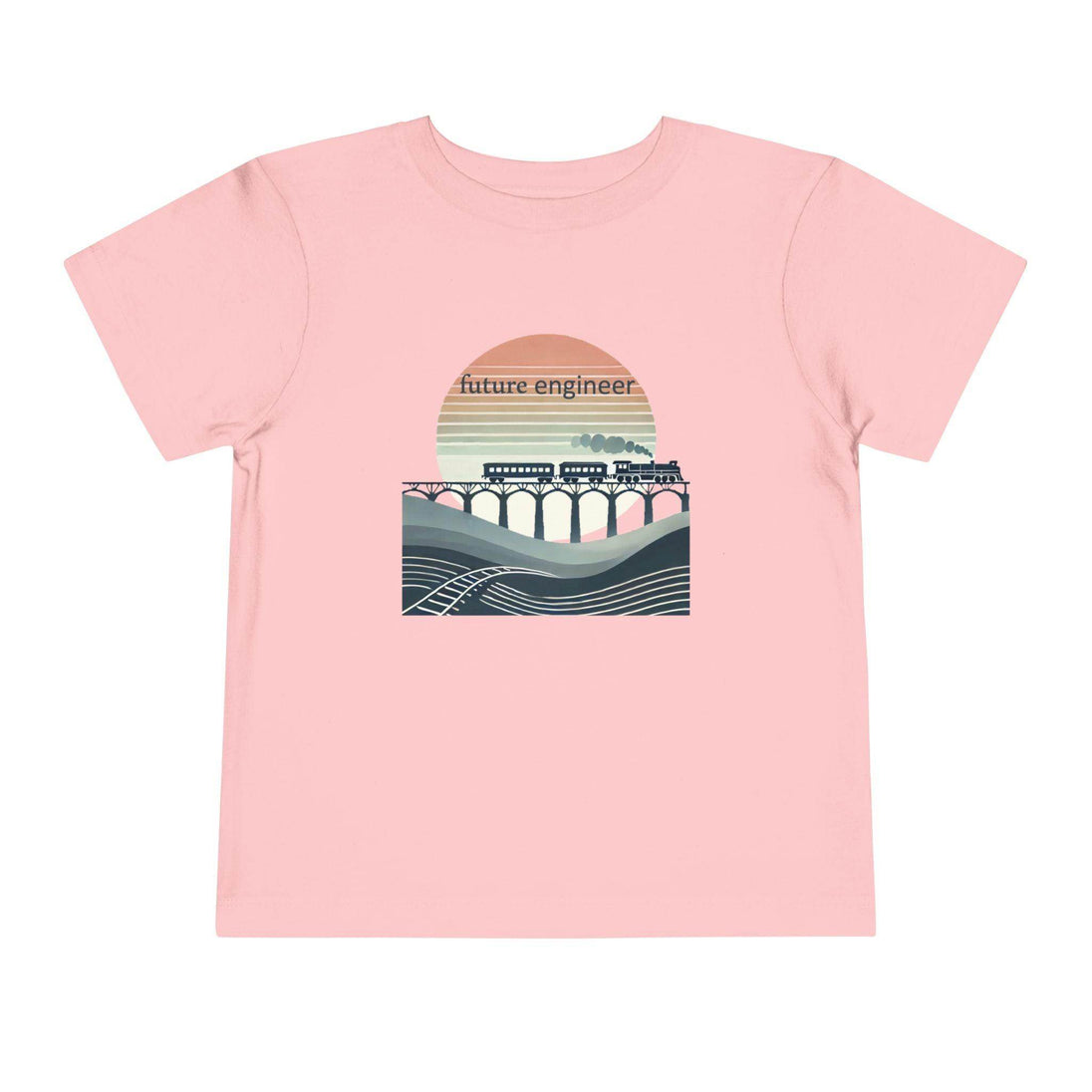 Future Engineer Train - Toddler Short Sleeve - Brightsee