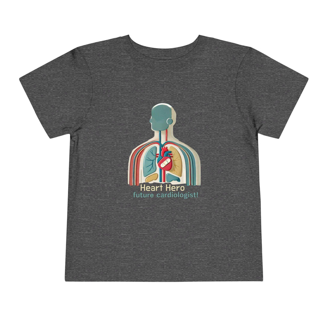 Future Cardiologist - Heart Bandage - Toddler Short Sleeve - Brightsee