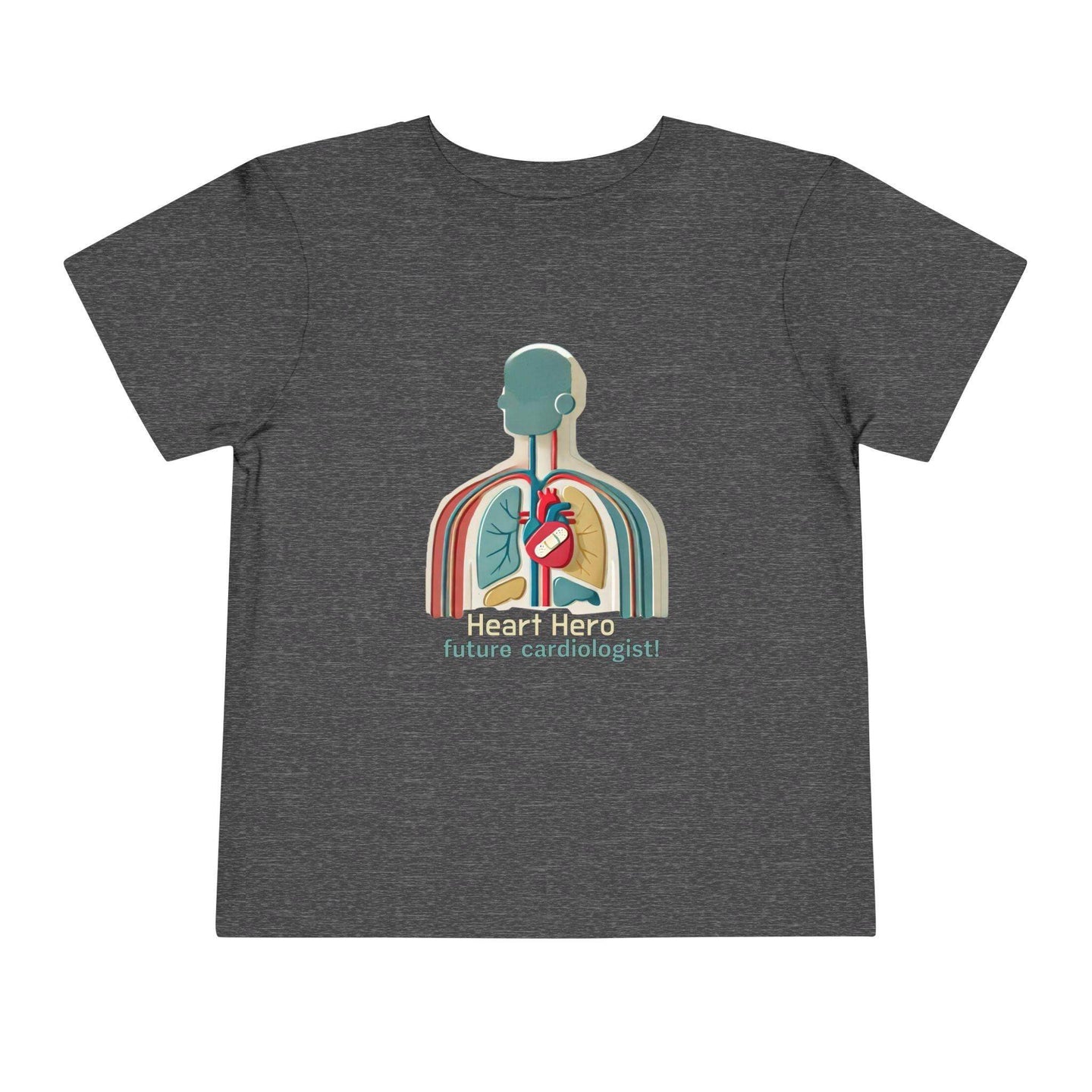 Future Cardiologist - Heart Bandage - Toddler Short Sleeve - Brightsee
