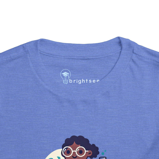 Surfing Scientist Girl - Toddler Short Sleeve - Brightsee